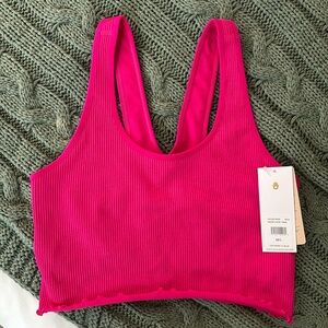 NWT Spiritual Gangster hot pink tank